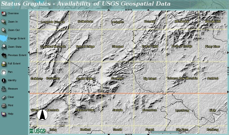 USGS Status Map Image